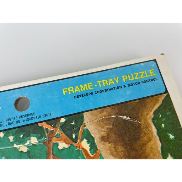Vintage Whitman Wizard of Oz Frame Tray Puzzle12 Pieces 1976 Pre-School Toy - Picture 8 of 12